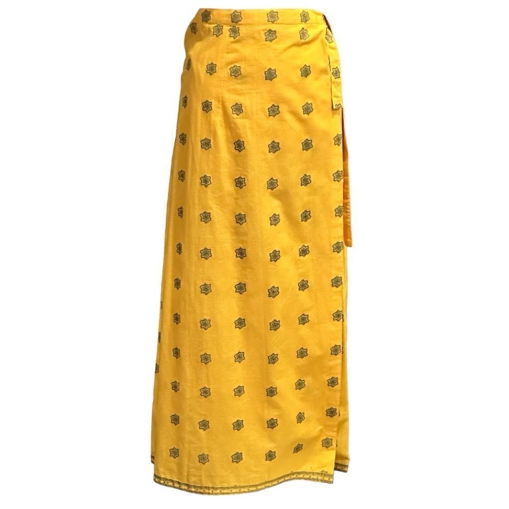 Good Things Women’s Wraparound Boho Straight Three-fold Maxi Skirt Size X-LARGE